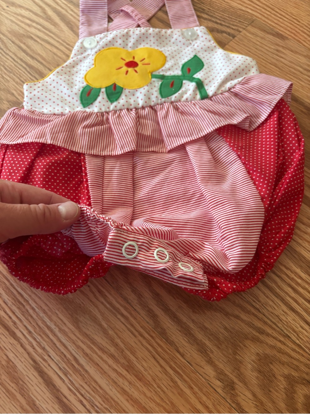 vintage cuties by Judy bubble romper NWT size 3-6 months - Picture 5 of 5